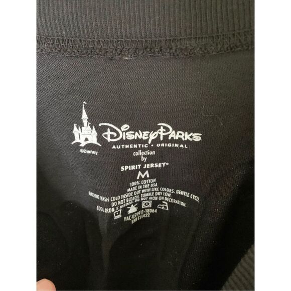 Disney World Spirit Jersey long sleeve sweatshirt black size medium - Picture 5 of 5